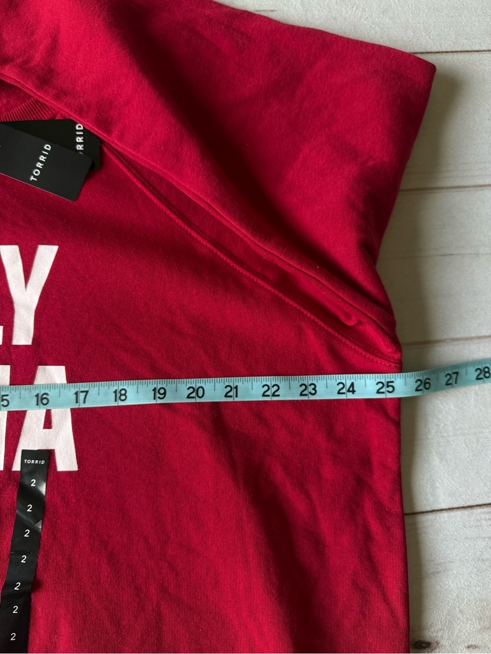 NWT Torrid Jolly Mama Classic Fit Cozy Fleece Sweatshirt Jester Red Size 2X 18-2 - Picture 10 of 16
